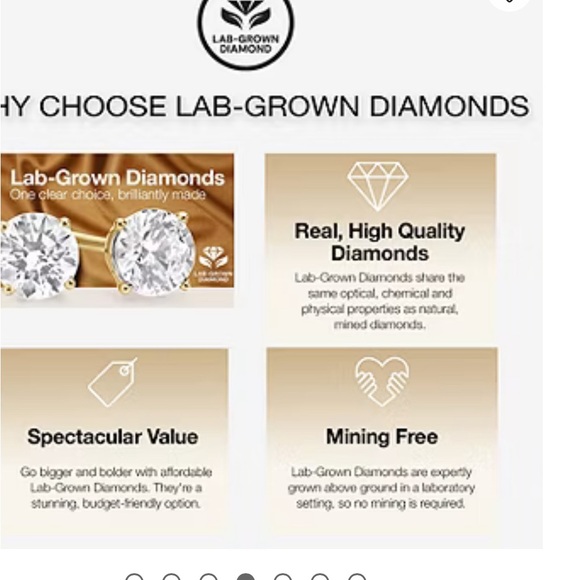 3-Piece Exquisite 925-QCD lab grown diamonds pendant and earrings set - Picture 15 of 17